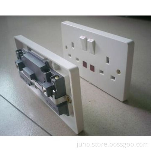 UK electric wall switch and socket with USB